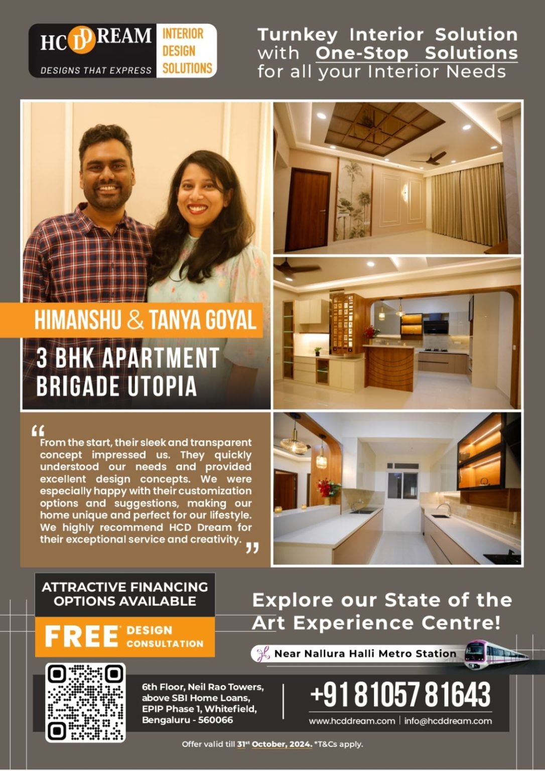 Best Interior Designer in Bangalore | HCD Dream - Transforming Spaces